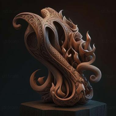 3D model tentacle (STL)